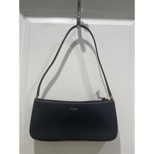 Kate Spade Vintage Black Leather Minimal Shoulder Bag